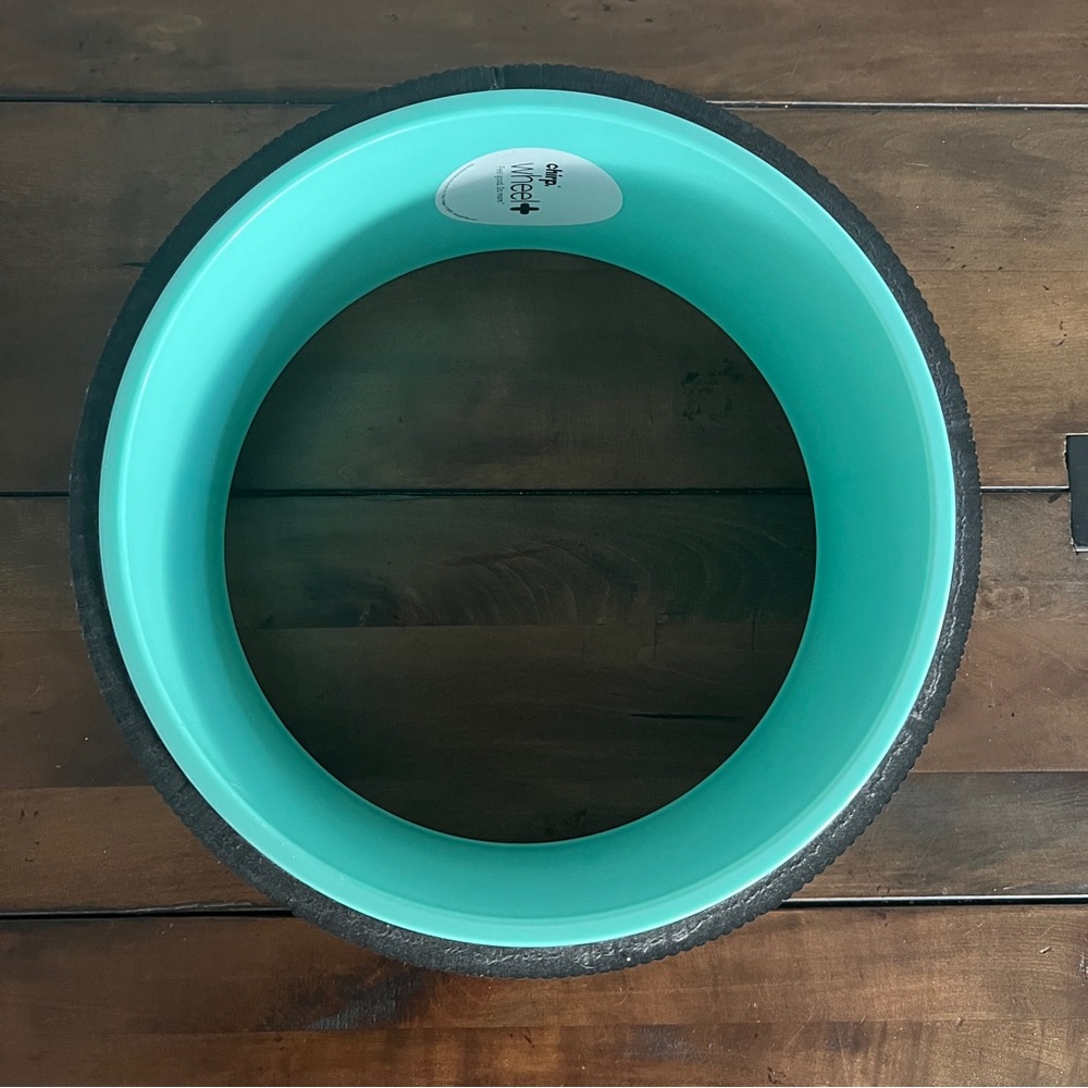 Chirp Wheel Foam Roller 10” for Deep Tissue Massage, Back Stretcher with Padding